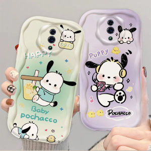Cartoon Dog Silicone Phone Case for OPPO Reno Full Cover Shockproof Unique Design Female Style Summer Popular Soft Shell