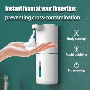 Jingyu P11 380Ml thiết bị lấy xà phòng tự động Bọt/Gel sạc USB Touchless Thông Minh cảm biến hồng ngoại hộp đựng dung dịch xà phòng 4-Bánh Răng Máy Giặt Tay
