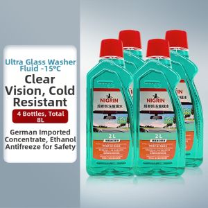 NIGRIN | Powerful Stain & Oil Remover Glass Cleaner Car Windshield Water