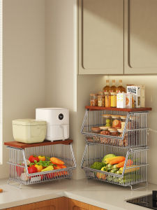 Multifunctional Storage Kitchen Organizer Rack