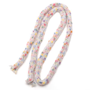 1Yard(0.9m) 12mm Polyester Braided Rope Colorful Hollow Craft Cord for DIY Pendant Jewelry Making Materials Craft Supplies