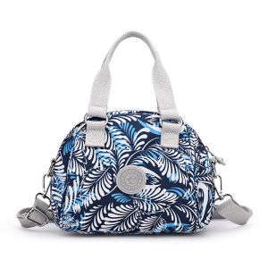 Autumn New Fashion Lightweight Nylon Womens Bag Korean Style Printed Crossbody Shoulder Bag Casual Handbag Small Bag