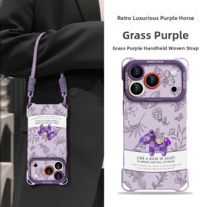 Sup&LV | Liquid Silicone Case with Lanyard for iPhone 17 Pro Max