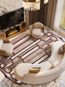 SoFINO | French Vintage Irregular Design Handmade Carpet