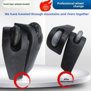 Old TUMI Luggage Two-Wheel Vertical Carry-On Travel Suitcase Wheel Repair Replacement Removal Bearing Durable Polyurethane