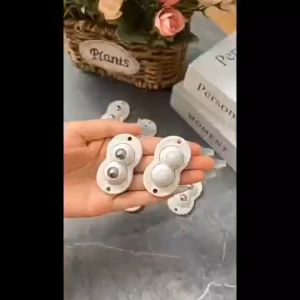 รอกล้อหมุนได้ 360 องศา แบบไม่มีเสียง สําหรับเก้าอี้° ล้อเฟอร์นิเจอร์ หมุนได้ มีกาวในตัว ฐานรอง ลูกปัด 4  ชิ้น