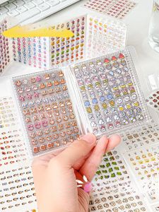 MONLEYTA | Mini Cute Cartoon Sticker Book For Girls High Aesthetic Value Guka Scrapbooking Stickers Children Reward Decorative Materials
