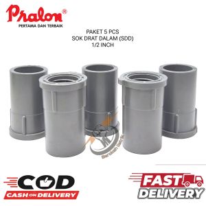 (5PCS) SDD SOK DRAT DALAM 1/2"INCH MEREK PRALON/SOK DRAT DALAM 1/2"/SHOCK DRAT DALAM/SDD SOK 1/2"SDD