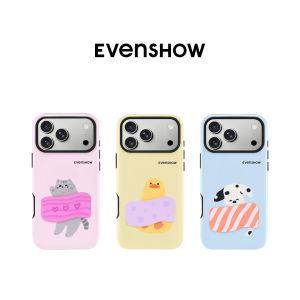 EVENSHOW | Niche High-end Feminine Anti-drop Shell with Stand for iPhone Series