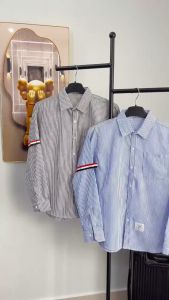 Áo Sơ Mi Nam Cao Cấp Không Nhăn Kẻ Sọc Phối Hai Tay chuẩn shop Quang_thời_trang