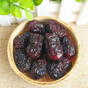 Three Steamed Three Sun-Dried Red Dates Snack Leisure Fresh Individually Packaged Xinjiang Specialty Grey Date Steamed Eating Date