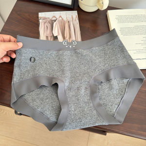 กางเกงชั้นในทรงสามเหลี่ยมเนื้อผ้าฝ้ายแท้ Nutmommey สำหรับผู้หญิง ไร้ตะเข็บ ลายการ์ตูน ทรงหลวม ระบายอากาศได้ดี กางเกงชั้นในสตรี