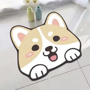 พรมเช็ดเท้า พรมตกแต่งห้อง พรมซับน้ำ พรมเช็ดเท้าลายน่ารัก นิ่ม ซับน้ำได้ดี พรมห้องน้ำ พรมห้องครัว พรมเช็ดเท้าห้องน้ำ พรมกันลื่น