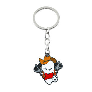 Sanrio | cartoon fun Hello Kitty keychain Cute and cool Hello Kitty keychain Friend accessory pendant Party gift