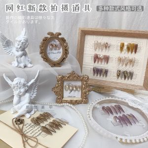 Nail Beauty Eyelash Beauty Photo Props Little Angel Oversleeve Exhibition Board Hand Decoration Decoration Website Red Ins Style Japanese Style