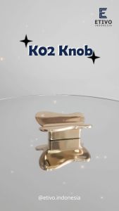 Etivo K02 Door Knob Butterfly Handle | Tarikan Pintu Laci Lemari Kupu-kupu