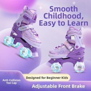 Adjustable Kids Quad Roller Skates
