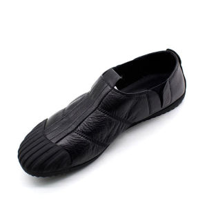 Mens Spring Autumn Leather Shoes Casual Loafers Upgraded Version Soft Leather Business Low Help Breathable Fashionable