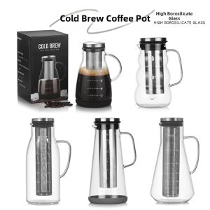 Cold and Hot Dual Use Filter Glass Pitcher