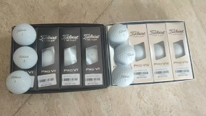 Bóng golf Titleist Pro V1 và Pro V1X chính hãng 100% golf balls mẫu mới 2025 ( Hộp nhỏ 3 quả )