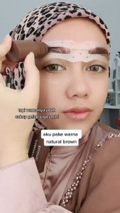 Yurizumi Eyebrow Powder Stamp dan Cetakan Alis Waterproof & Tahan Lama
