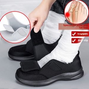 Widened Extra Wide Shoes Shoes for the Old Womens Middle-Aged and Elderly Loose Injured Adjustable Thumb Valgus Diabetic Foot Shoes