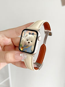 Leather Strap for Xiaomi Mi Band 9 pro Smart Watch Magnetic Buckle Sports Womens Replacement Wristband Autumn Winter Style