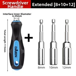 DAIENGONGJU | Hexagonal Screwdriver Bit Socket Set 5.5-19mm