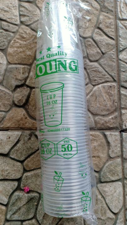 Gelas Cup  plastik 16 OZ