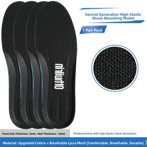 XIANZHAO | Ultra-Thin High-Elastic Shock-Absorbing Sports Insoles for Men and Women