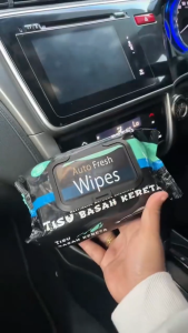 GetGadget⚙ 80pcs/Pack Multipurpose Car Interior Wipes Leather Interior Refurbished Steering Cleaning Clean Sofa Wheel Wipes