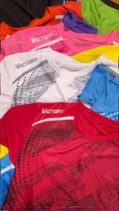 Victory เสื้อคอกลมแขนสั้น พิมพ์ลายเด็ก รุ่น L-056