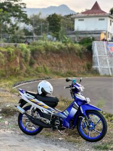 knalpot fiz r force one standar racing perut hitam model ahm suara super garing