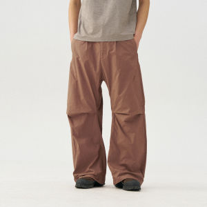 Monterest | Retro Yeast Washed Loose Structured Workwear Pockets Casual Pants