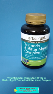Herbs of Gold Turmeric & Bitter Melon Complex (90s) Kunyit Peria herba