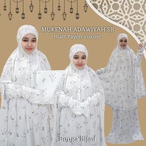 mukena adawiyah setelan berlengan/mukena rayon viscose/mukenah dewasa haji umroh