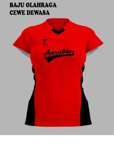 Atasan Jersey cewe dewasa terbaru aerobicvollyjogging dll