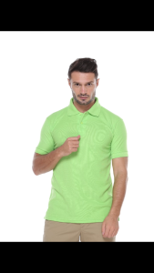Polo Shirt Polos Lengan Pendek Esperanza - Warna Hijau pupus