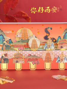 High-End Metal Cityscape Bookmarks Set Engraved Creative Tourist Attraction Gift Box Set for Teachers And Students Memorial