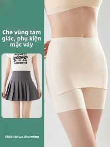 MiiOW | Quần an toàn lót lụa băng MiiOW dành cho nữ Quần áo cưới Váy chuyên dụng Không để lộ Lưng cao Không để lộ Khóa cài đơn Màu trơn