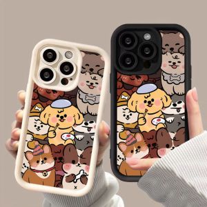 Phone Case Painter puppy For iphone 11 12 13 14 15 16 17 Pro Max Casing silicone xr xs Max 7 8 Plus 11Pro 13Plus