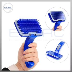 Pet Hair Remover Self Cleaning Slicker Brush