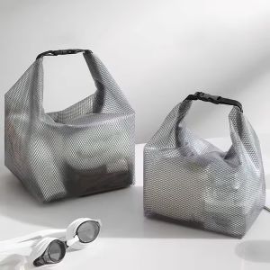 Polocat กระเป๋าว่ายน้ำกันน้ำแบบพกพากระเป๋าพาดลำตัวแบบใช้มือจับสำหรับเดินทางชายหาดกระเป๋าเล็กแห้งถุงเก็บเสื้อผ้า