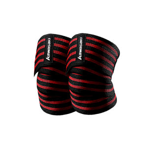 Kawasaki | Mens Pressure Support Knee Wraps For Squats And Weightlifting