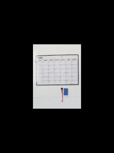 Magnetic A3 monthly schedule planner message board refrigerator magnet erasable 8 colors whiteboard markers whiteboard eraser