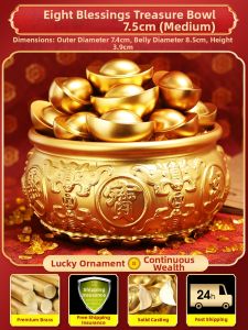 BINYUE | Wealth Attracting Solid Brass Decoration Item