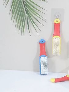 Bàn Chải Lông Mềm Đa Dụng Chà Giày Dép Vỏ Xe Màu Ngẫu Nhiên