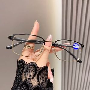 Gently Morley Kacamata Baca Plus Auto Fokus Anti Blueray TR90 Pria Wanita Kotak 2809