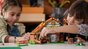 LEGO Friends 41745 Autumn’s Horse Stable Building Toy Set (545 Pieces)