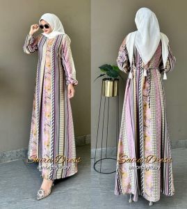 bintang exlusive cod gamis silk produk amorebyruby edisi saira dress